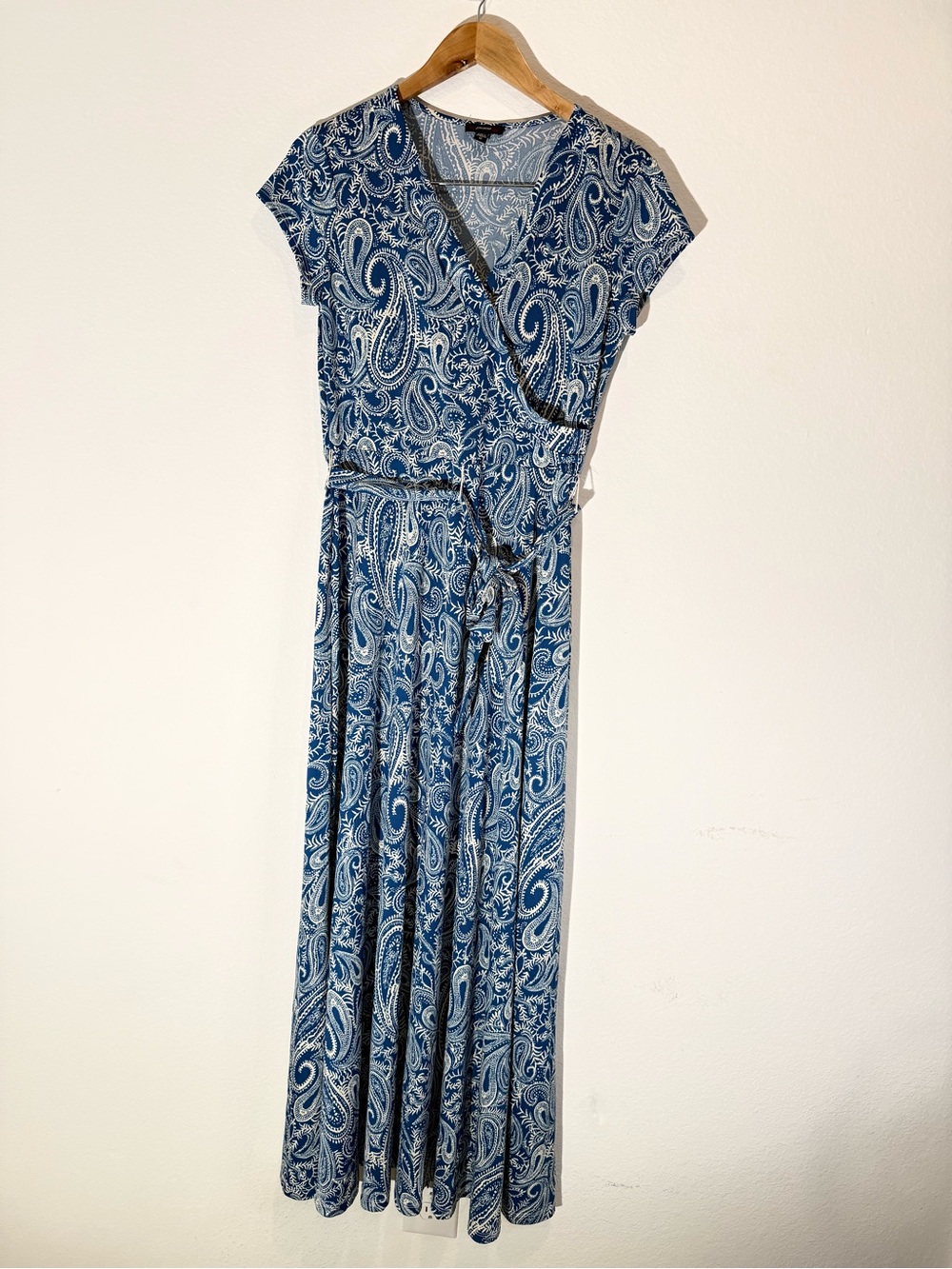 Cocomo Blue Paisley Maxi Dress